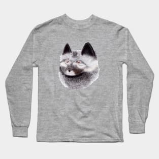 Keeshond dog Long Sleeve T-Shirt